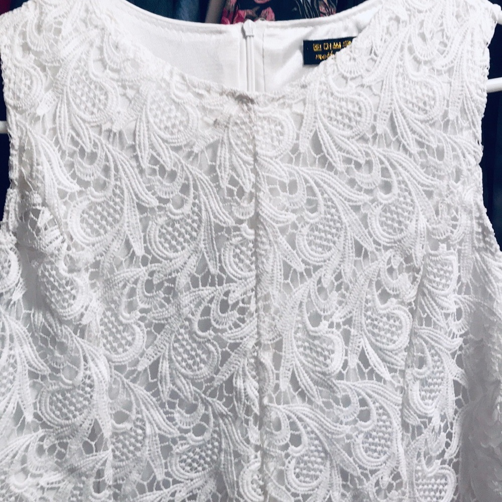 Lace front top slightly longer lace in front
